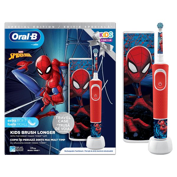 Παιδική Οδοντόβουρτσα Oral B Vitality Ηλεκτρικη Spiderman Special Edition 1τμχ