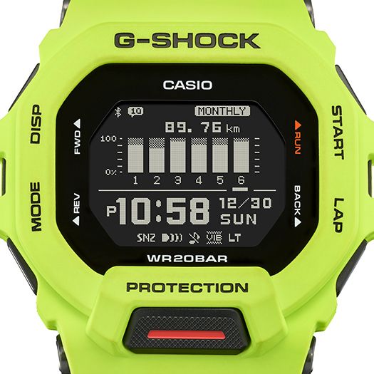 Lime green casio outlet watch