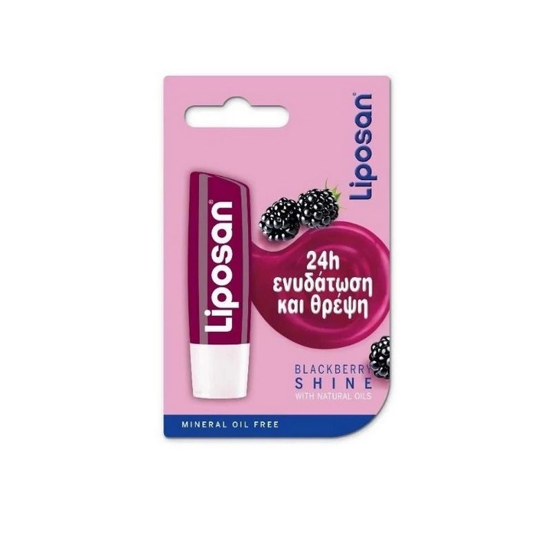 Lip Balm posan Blackberry Shine με Χρώμα 4.8gr - Liposan