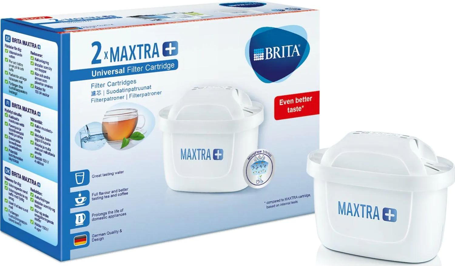 Brita Maxtra Plus (+) Ανταλλακτικό Φίλτρο Κανάτας (3 Τεμάχια) - WaterFresh