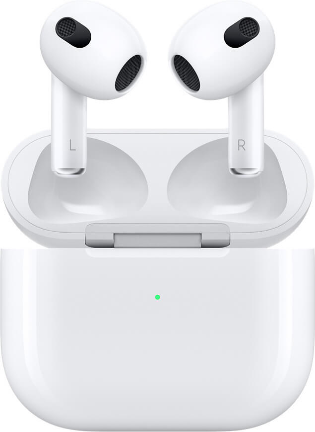 Apple AirPods 3rd Generation Earbud Bluetooth Handsfree με MagSafe Charging Case Λευκό