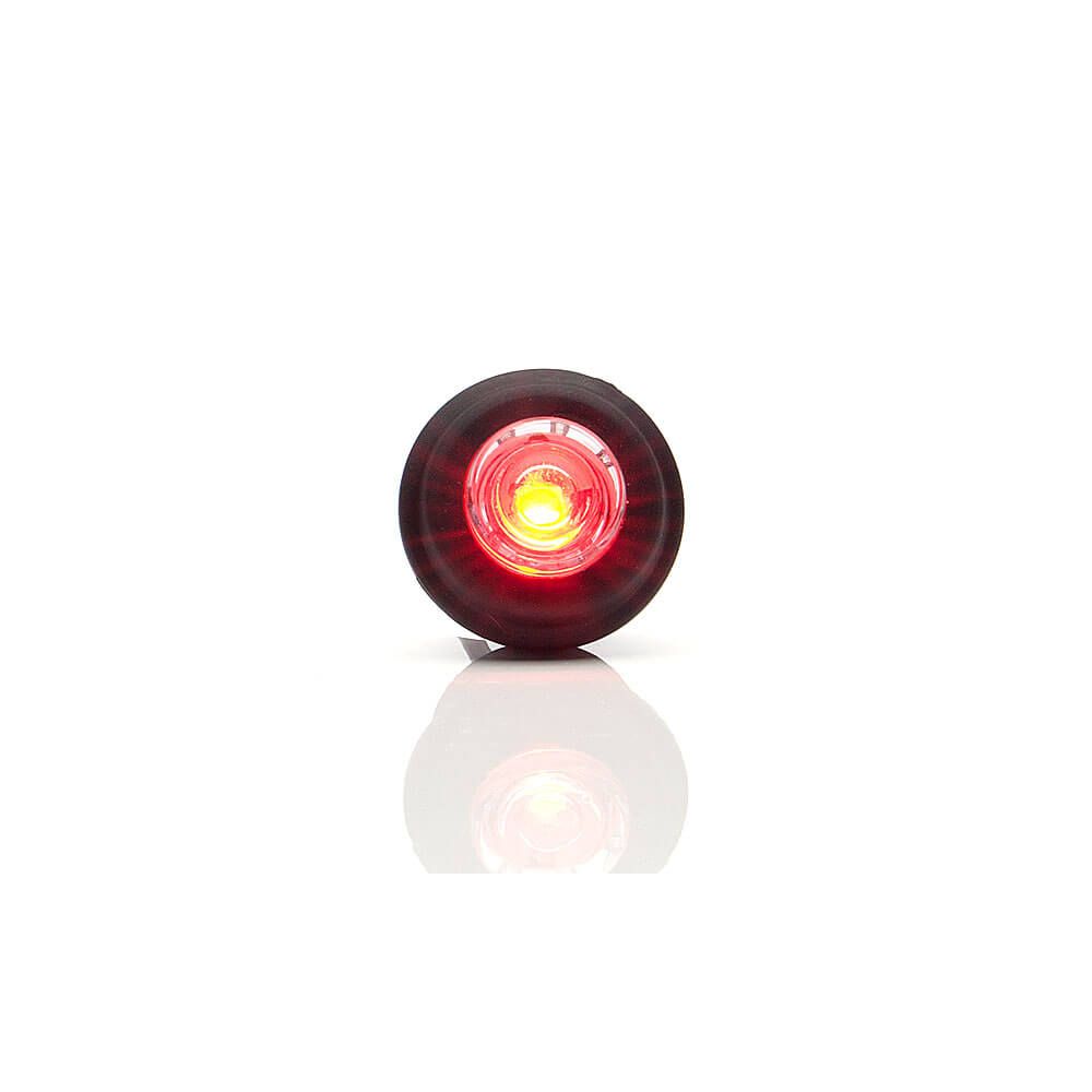 LED-Gyrophare - KLX1 - 12/24V - rouge - Montage en saillie - rouge