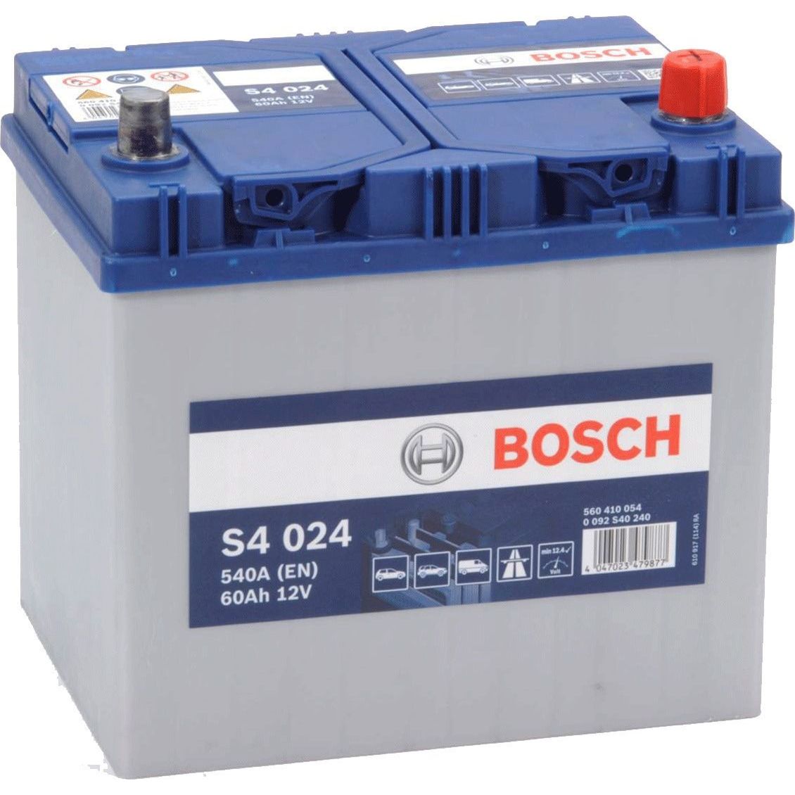 Μπαταρία Αυτοκινήτου Bosch S4024 60Ah & CCA 540A - Bosch