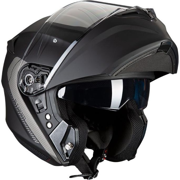 Κράνος Μηχανής MT Flip-Up Storm Sv Ματ XL Μαύρο - MT Helmets